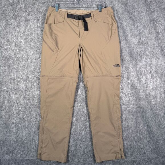 The North Face Cargo Convertible Pants Mens 34x31 Beige Hiking Outdoor Camping - Picture 1 of 16